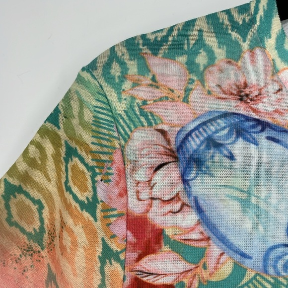 One World | Y2K Babydoll Short Sleeve Top Graphic Fairy Tee Aquarius Size Large - Picture 6 of 10